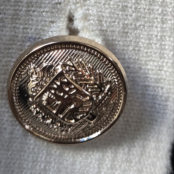 H&M Black Pocket-detail knit Cardigan with Gold Buttons Quiet Luxury size XS - Picture 8 of 16